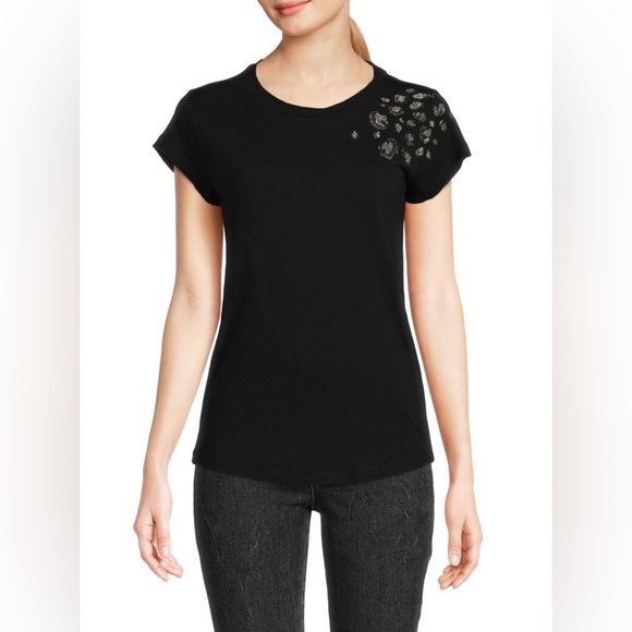 ZADIG & VOLTAIRE
Skinny Leo Strass Embellished Tee - Picture 1 of 4
